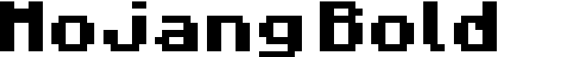 Mojang Bold Font