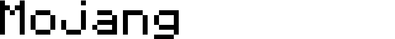 Mojang Font