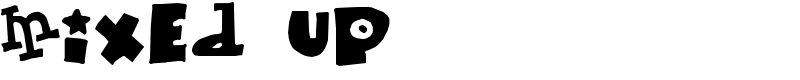 Mixed up Font