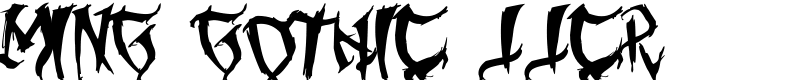 Ming Gothic JJCR Font