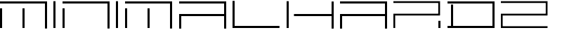 MINIMALHARD2 Font