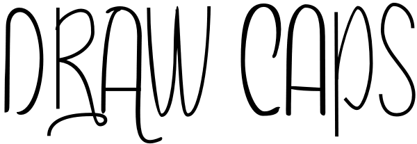 Draw Caps Font