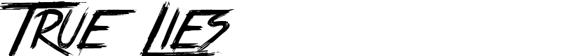 True Lies Font