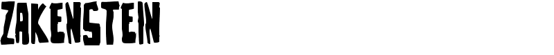 Zakenstein Font