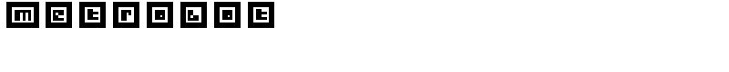 Metrobot Font