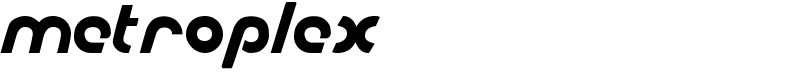 Metroplex Font