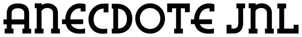 Anecdote JNL Font