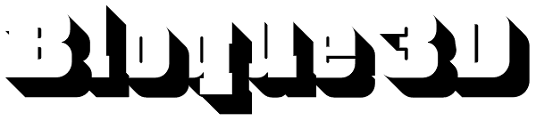 Bloque 3D Font