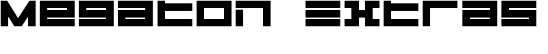 Megaton Extras Font