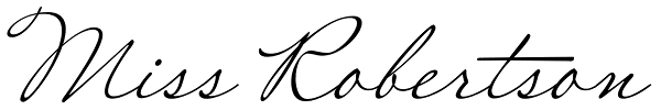 Miss Robertson Font
