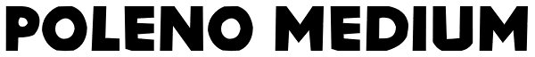 Poleno Medium Font