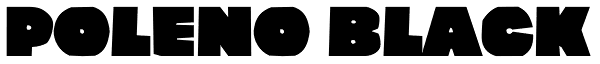 Poleno Black Font