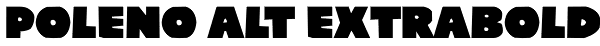 Poleno Alt ExtraBold Font