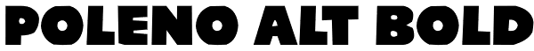 Poleno Alt Bold Font
