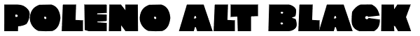 Poleno Alt Black Font