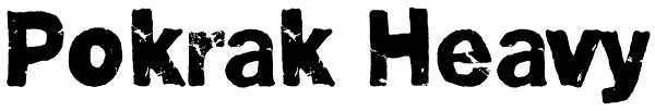 Pokrak Heavy Font