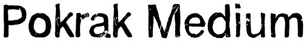 Pokrak Medium Font