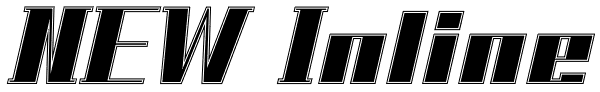 NEW Inline Font