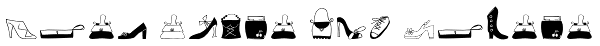 Just Shoes and Purses Font