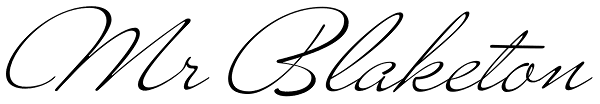 Mr Blaketon Font