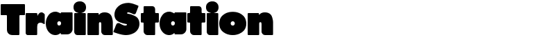 TrainStation Font