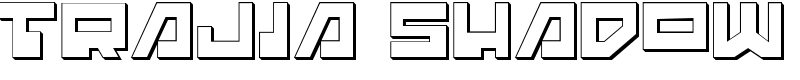 Trajia Shadow Font