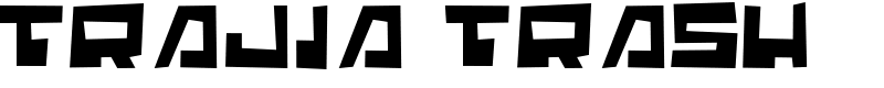 Trajia Trash Font
