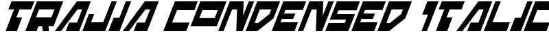 Trajia Condensed Italic Font