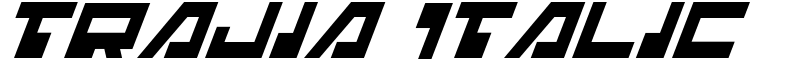 Trajia Italic Font