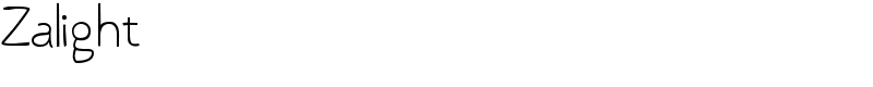 Zalight Font