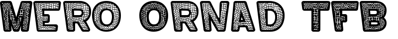 Mero Ornad TFB Font