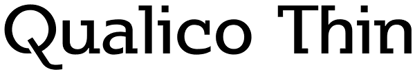 Qualico Thin Font