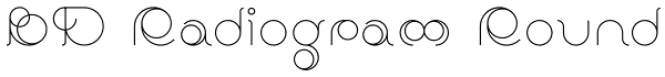 BD Radiogram Round Font