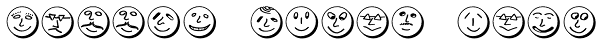 Button Faces Demi Font