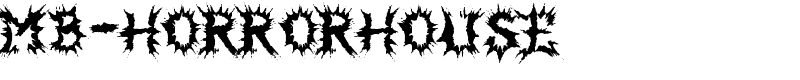 MB-HorrorHouse Font