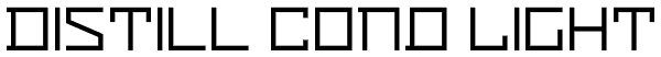 Distill Cond Light Font