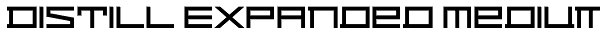 Distill Expanded Medium Font