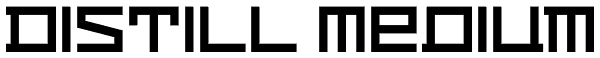 Distill Medium Font