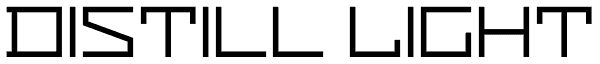 Distill Light Font