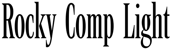 Rocky Comp Light Font