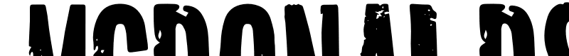 McDonalds Font