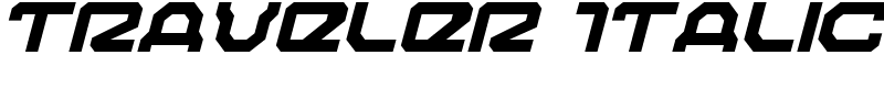 Traveler Italic Font