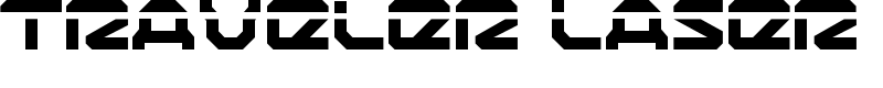 Traveler Laser Font