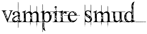 Vampire Smud Font