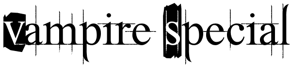 Vampire Special Font