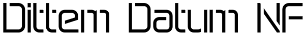 Dittem Datum NF Font