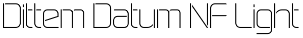 Dittem Datum NF Light Font