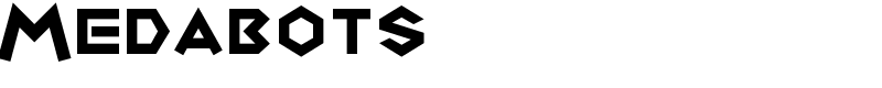 Medabots Font