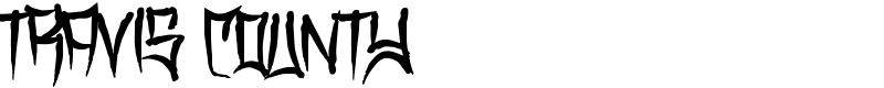 Travis County Font