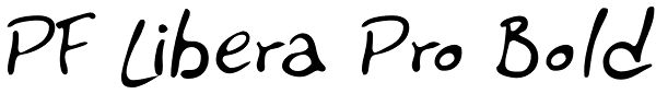PF Libera Pro Bold Font